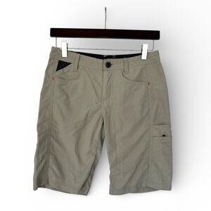 Patagonia Women's Khaki Cargo Shorts Outdoor Hiking Casual Size 0